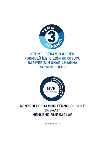 Cerave Kuru Ciltler için Seramid ve Hyalüronik Asit İçerikli Nemlendirici Yüz ve Vücut Losyonu 236 ML