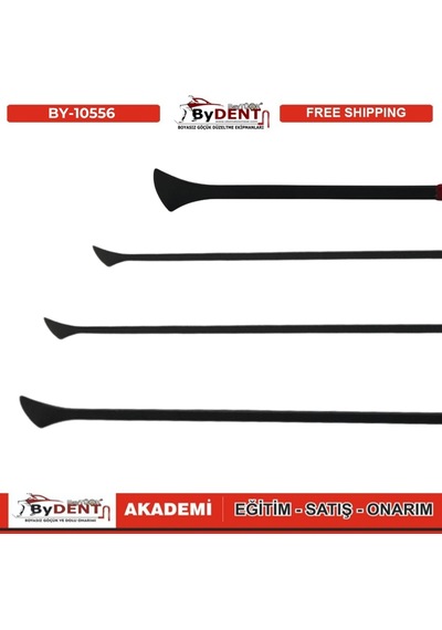 Pdr Boyasız Göçük Düzeltme 4 Parça Balina Kuyruğu Çubuk Seti