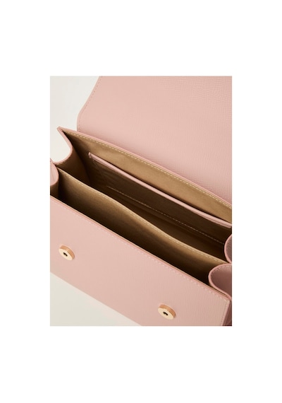 Ted Baker Nokta Baskılı Büyük Deri El Çantası Pembe