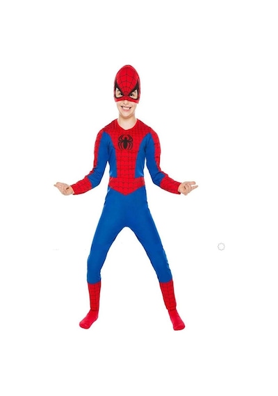 Sedirli Spiderman Kostümü Örümcek Adam Kostüm Çok Renkli