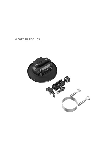 Smallrig 5399 5'' Elektrikli Vantuzlu Montaj Kiti