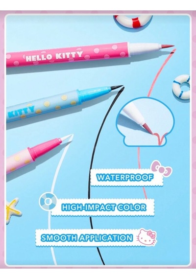 Hello Kitty Sheglam Make Waves Waterproof Eyeliner Pembe