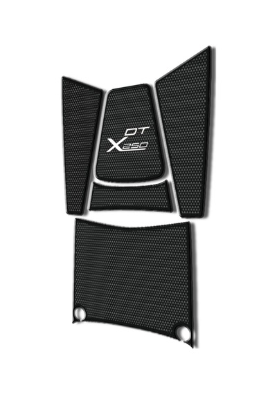 Hades Kymco Dtx 250 Uyumlu Tank Pad Seti Karbon Motosiklet Depo Koruma Siyah
