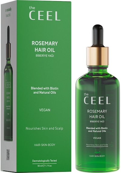 The Ceel Biberiye Saç Yağı Complexi | Biotin, Hint Yağı, Vitamin E 50 ML