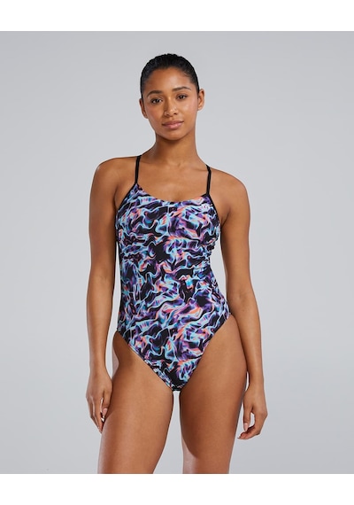 Tyr Durafast Elite Kadın Cutoutfit Mayo - Energia Mor