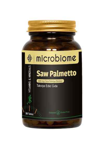 Microbiome Saw Palmetto Cüce Palmiye Ektresi 30 Tablet