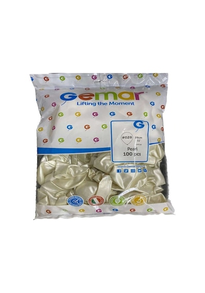 28 Cm 11 İnç Metalik Balon Standart