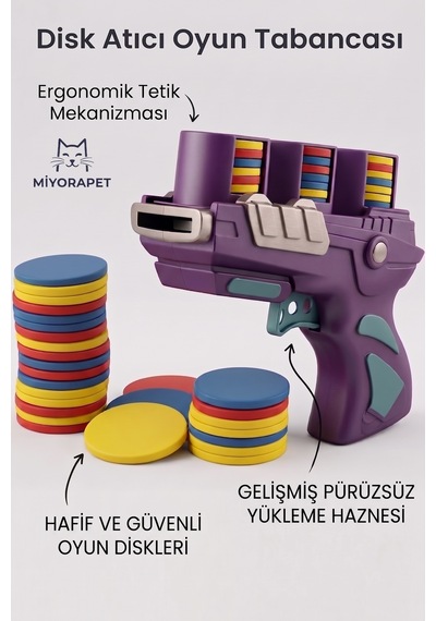 Kedi Oyuncak Tabanca 2 Adet