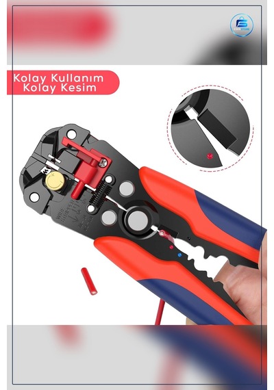 Kablo Soyucu Kesici Pense Krom Vanadyum Otomatik Sıyrıcı Elektrik