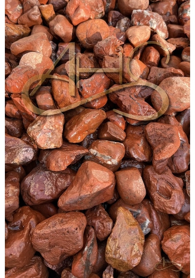 Kırmızı Bordo Dolomit Çakıl Taşı 6-10 Cm 2 Kg Dekoratif Bahçe Peyzaj Saksı Akvaryum Teraryum