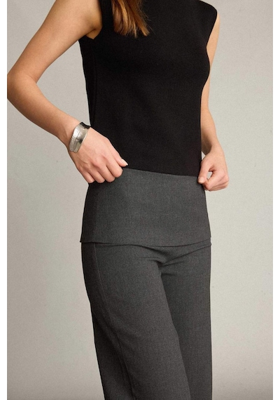 Defacto Düz Paça Pantolon G7323ax25wngr257 Gri-gr257