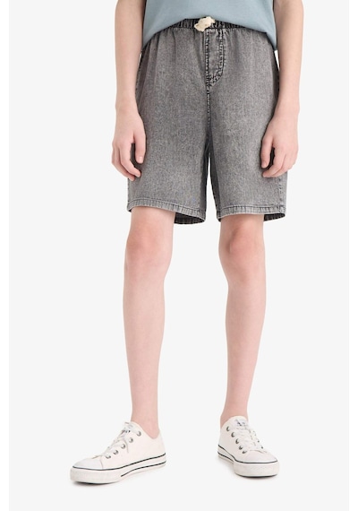 Defacto Erkek Çocuk Jean Şort D8575a825smnm55 Gri