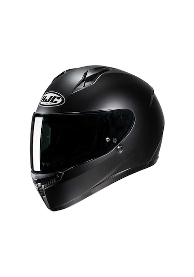 Hjc C10 Kask Semi Flat Kapalı Motosiklet Kaskı Siyah