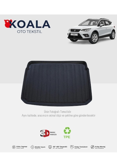 Seat Arona Alt Bagaj 2018 Ve Sonrası 3d Bagaj Havuzu