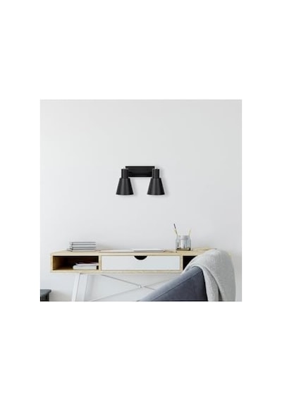 02 Siyah Şarjlı Ledli Aplik 1x1.8w 3000k Genel