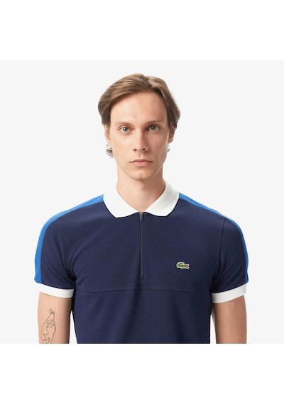 Lacoste Erkek Regular Fit Renk Bloklu Polo Lacivert