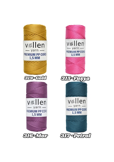 1.5mm-150mt Polyester Makrome Ipi, Supla Ipi, Çanta Ipi, Bileklik Ip,i Makrame,pudra Pembe