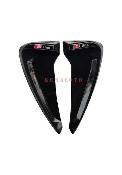 Koto Çamurluk Venti Çamurluk Rüzgarlığı Piano Black 2 Adet Logolu