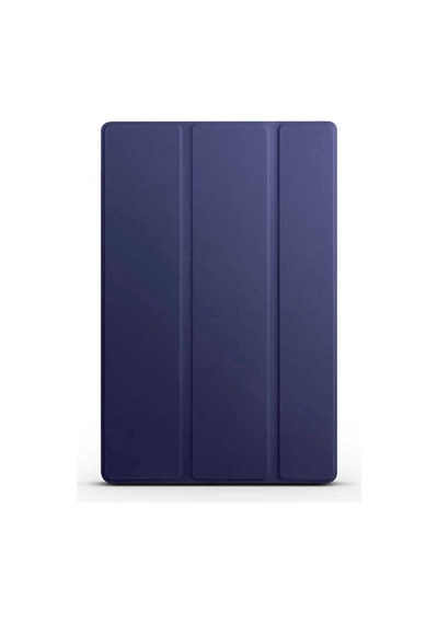 Galaxy Uyumlu  Tab A8 10.5 Sm-x200 2021 Bulut E-ticaret Smart Cover Standlı 1-1 Kılıf-lacivert Arka Kapak