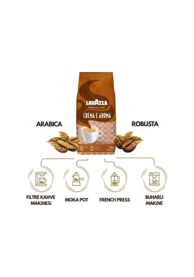 Lavazza Crema E Aroma Çekirdek Kahve 3 X 1 Kg