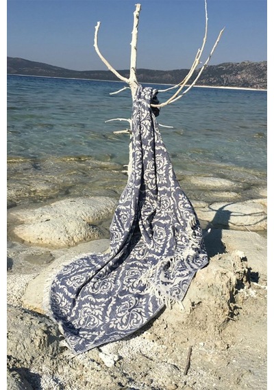 Barok Peştemal - Lacivert