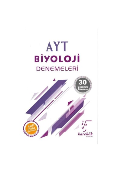 Karekök Ayt Biyoloji Deneme Sınavı 30 Kitap Seti