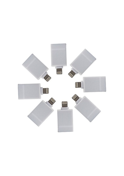Apple Uyumlu iPhone Nk-03 Usb To Otg 11,11Pro Xr Sx 6-7-8 6-7-8-Beyaz