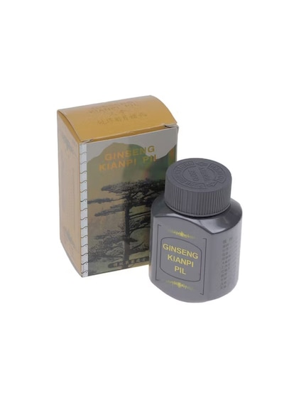 Wisdom Ginseng Kianpi Pil Doğal Karbonhidrat Yardımcısı, Bitkisel Gainer 60 Kapsül - Gri Seri Aromasız
