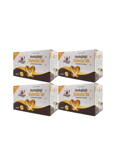 Sinangil Glutensiz Un 20KG (20000GR) Kutu Karabuğdaylı (4PK*5Kg)
