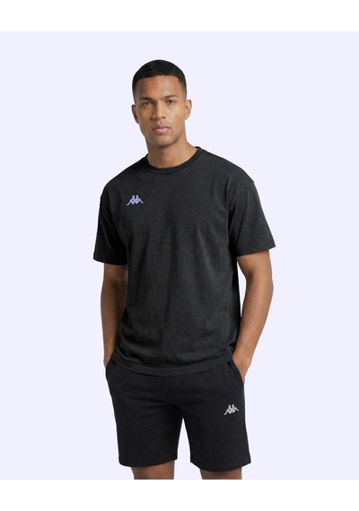 Kappa Jona Tshirt Erkek Siyah Oversize Tişört