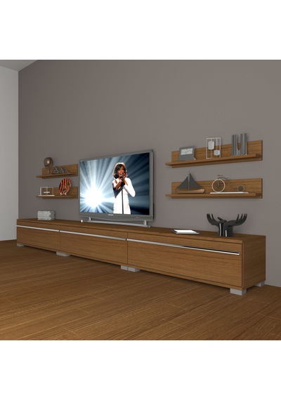 Decoraktiv Eko 270r Mdf Tv Ünitesi Tv Sehpası Ceviz