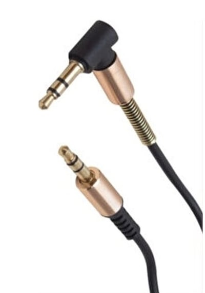 Auris Ars-au03 Mikrofonlu Aux Kablo 3.5mm Yaylı Altın Uçlu