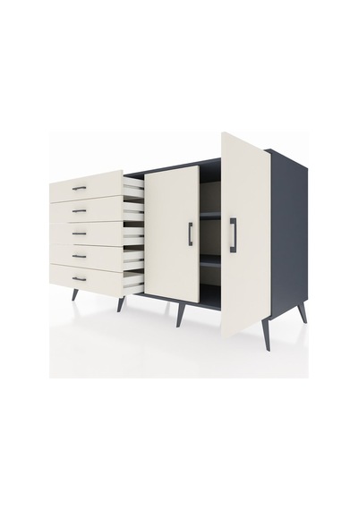 Kronos Konsol 2 Raflı 5 Çekmeceli 2 Kapaklı 176x59x99 Antrasit-aytaşı Aytası/aytası - Antrasıt Kronos Konsol 2 Raflı 5 Çekmeceli 2 Kapaklı 176x59x99 Antrasit-aytaşı Aytası/aytası - Antrasıt