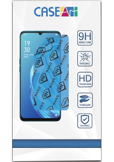 Oppo A91 ile Uyumlu Nano Ekran Koruyucu Kırılmaz Esnek Cam