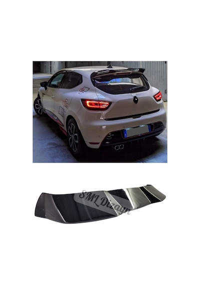 Renault Clio 4 Rs V Cup Style Spoiler- Spoyler Parlak Siyah