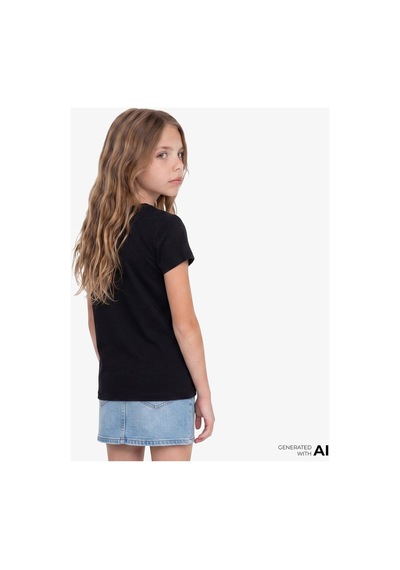 Calvin Klein Seasonal Monologo Çocuk Siyah T-shirt-16143