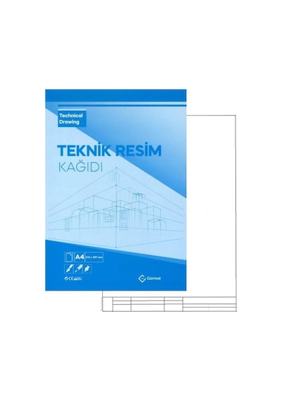 Teknik Resim Seti 12 Parça 1 Paket Teknik Resim Defteri Gönye Dereceli Kalem Metal Pergel Silgi Kalemtraş Hamur Silgi