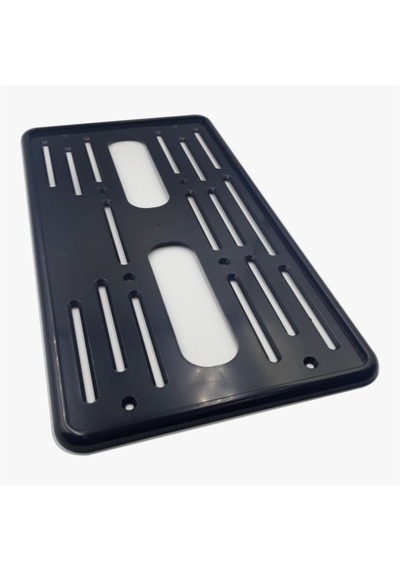 Kare Plaka Altlığı Plastik Plakalık Piano Black 30,5X15,5Cmm 546193725