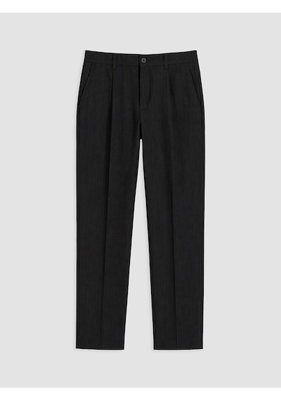 Lcw Vision Siyah Poliviskon Erkek Pileli Pantolon
