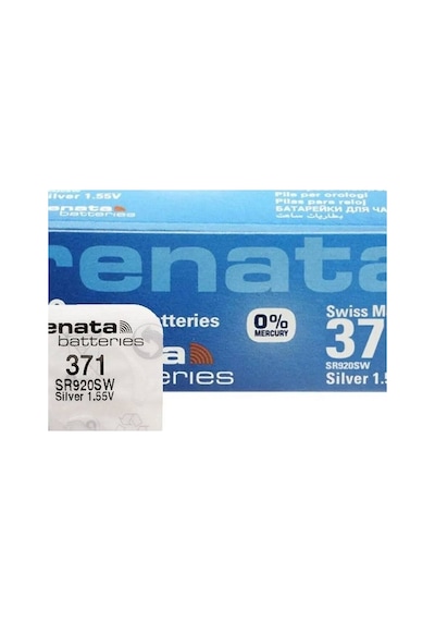Renata 371 Sr920sw 1.55v Alkalin Saat Pili 10 Adet Evimdeyokyok