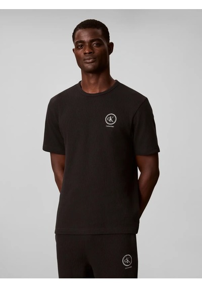 Calvin Klein Waffle Jogger, Ub1 Siyah Erkek Eşofman Altı