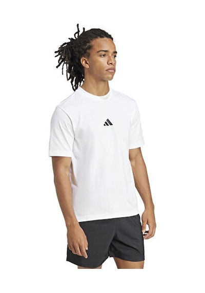 Adidas M Sl Sj T Erkek Günlük Tişört Jf1092 Beyaz Renkli