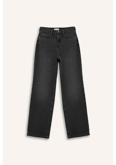Defacto 90s Wıde Leg Yüksek Bel Uzun Jean Pantolon F2943ax26spnm36 Antrasit-nm36