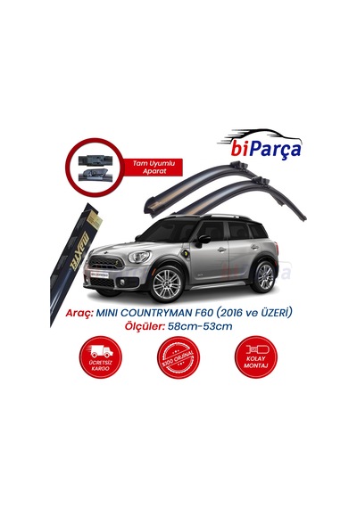 Mini Countryman F60 Maxtel Muz Silecek Takımı 2016 ve Üzeri