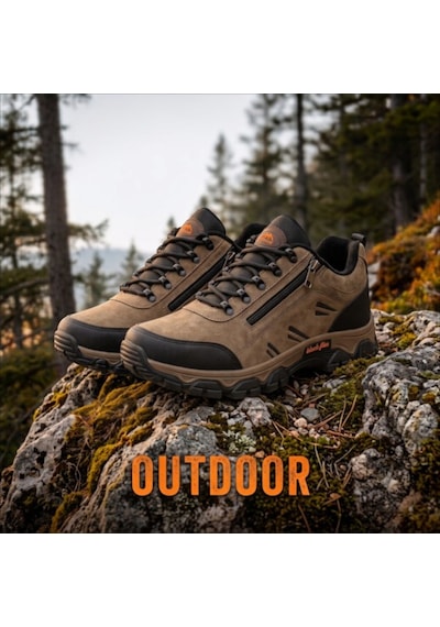 Wanderfull Trekking Kum Erkek Outdoor Fermuarlı Ayakkabı 40-45