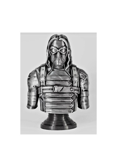The Winter Soldier Büst Figür Captain America 15 Cm