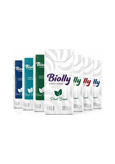 Biolly Pocket Tissues Cep Mendili 10 Adet - Koli 40 Adet