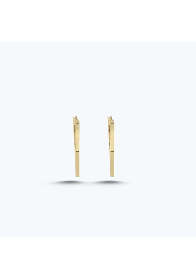 Altınbaş Altın Halka Küpe Akp0242-y-25977-30mm Çok Renkli