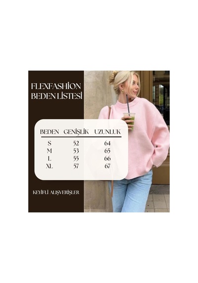 Flex Fashıon Bisiklet Yaka Pembe Oversize Triko Kadın Kazak Pnk - 730329404 Pnk - 730329404 Pnk Flex Fashıon Bisiklet Yaka Pembe Oversize Triko Kadın Kazak Pnk - 730329404 Pnk - 730329404 Pnk
