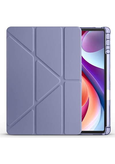 Lenovo M11 Tb-330fu 11inç 2024 Kılıf Kalem Bölmeli Trifolding Case